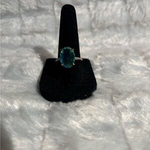 Elegant Blue Gemstone Ring